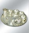 Affordable And Designer Silver Thali Set