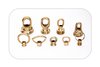 Brass Casted Loops and Rings