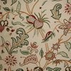 Handmade Wool Embroidered Chelsea Multi Cotton Crewel Fabric