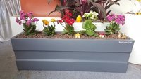 Sand Stone Grey Plastic Planter