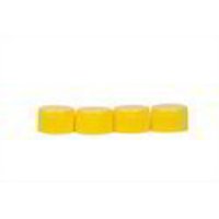 Plastic Yellow 28 mm Screw Cap