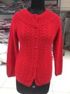 Ladies Red Woollen Cotty