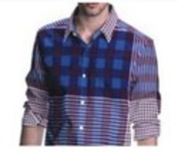 Check Pattern Mens Shirting Fabric