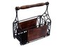 Well Polished Wooden Magazine Holder