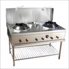SS Two Burner Chinese Gas Range