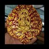 Gold Meena Ganesha Patta Statues