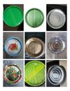 Silver Paper Dona Plate