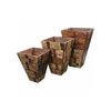 Impeccable Finish Wooden Flower Pot