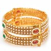 Fine Finish Kundan Bangles