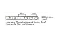 Narrow Dynamic Compression Plate Fixation with 4.5 mm / 6.5 mm Screws