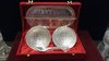 SILVER PLATED BOWL SET WITH TRAY