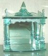 Fine Finish Glass Temple