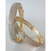 Silver Alloy AD Stone Bangle