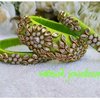 Silk Thread Kundan Bangles