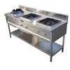 Chinese Three Burner Cooking Range