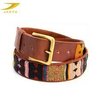 Mens Beaded Leather Belts