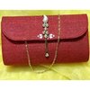 Red Jute Hand Bag