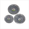 Rounded Silver Disposable Plates