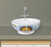 Printed Table Top Luster Wash Basin