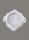 White Ceramic Corner Urinal