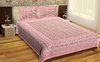 King Size Indian Printed Jaipuri 100% Cotton Flower Design Printed Bed Sheets