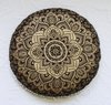 Mandala Round Floor Pillow Cover Ethnic Hand Printed Cushion Cover