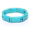 Natural Stone Blue Howlite Art 3 Bracelet