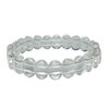 Natural Stone Clear Quartz Oval Bracelet