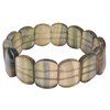 Natural Stone Flourite Broad Cabochon Bracelet For Calmness