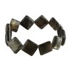 Natural Stone Labradorite Square Beads Bracelet For Aura Enhancing