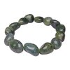 Natural Stone Moss Agate Tumble Bracelet