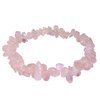 Natural Stone Rose Quartz Chip Bracelet