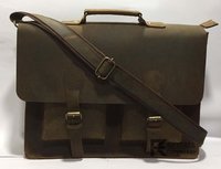 Brown Color Leather Laptop Bag