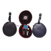 Round Shape Leather Bag Tag