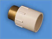 Brass Threaded CPVC Reducing Male Adapter