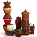 Terracotta Decorative Pot With Lid