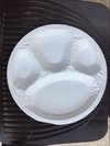 Plain Disposable Paper Plate (11 Inch)