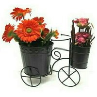 Black Color Garden Planter Cycle Set
