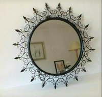 Round Shape Designer Wall Decor Mirror