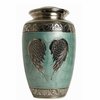 10 Inches Handmade Cremation Urn For Adult Human Ashes With Enamel Finish