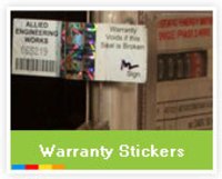 Warranty Sticker