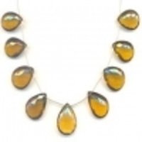 Whisky Topaz Beads