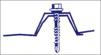 Self Drilling Crest Fixing Screws