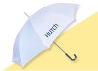 White Colour Promotional Umbrella