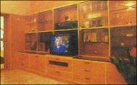 Showcase With T.V. Stand