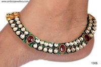 Kundan Anklets