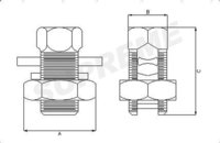 Aluminium/Bronze Line Tap Connector