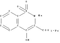4-Hydroxy, 2-Methyl-2h-1,2-Benzothiazine Carboxylic Acid Isopropyl Ester-1,1-Dioxide