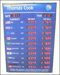 Led Forex Rate Board
