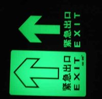 Photoluminescent Sign